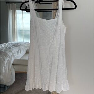 Altar'd State White Eyelet Mini Dress